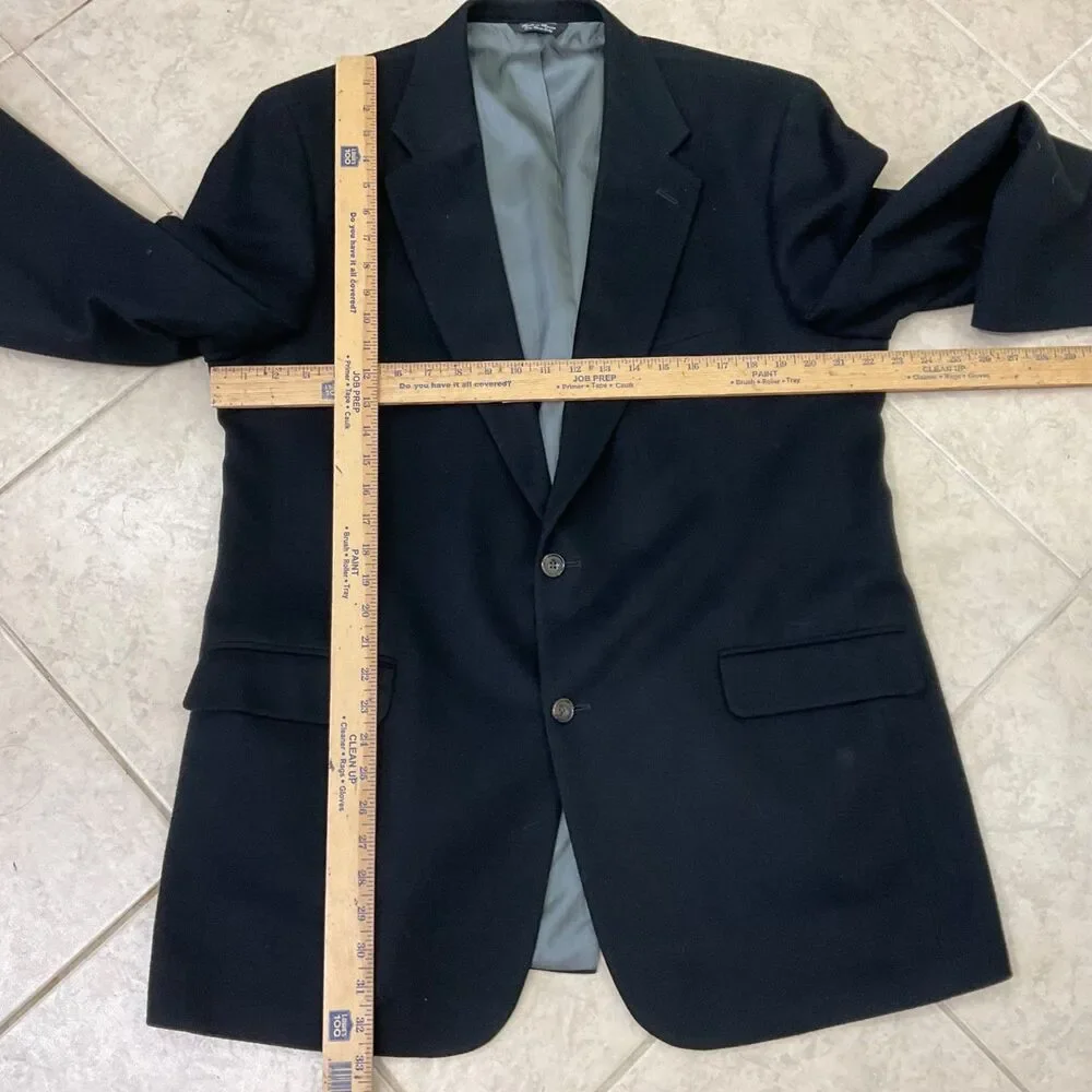 Vintage  Lord & Taylor Men’s  44L 100% Cashmere Blazer Jacket only Black